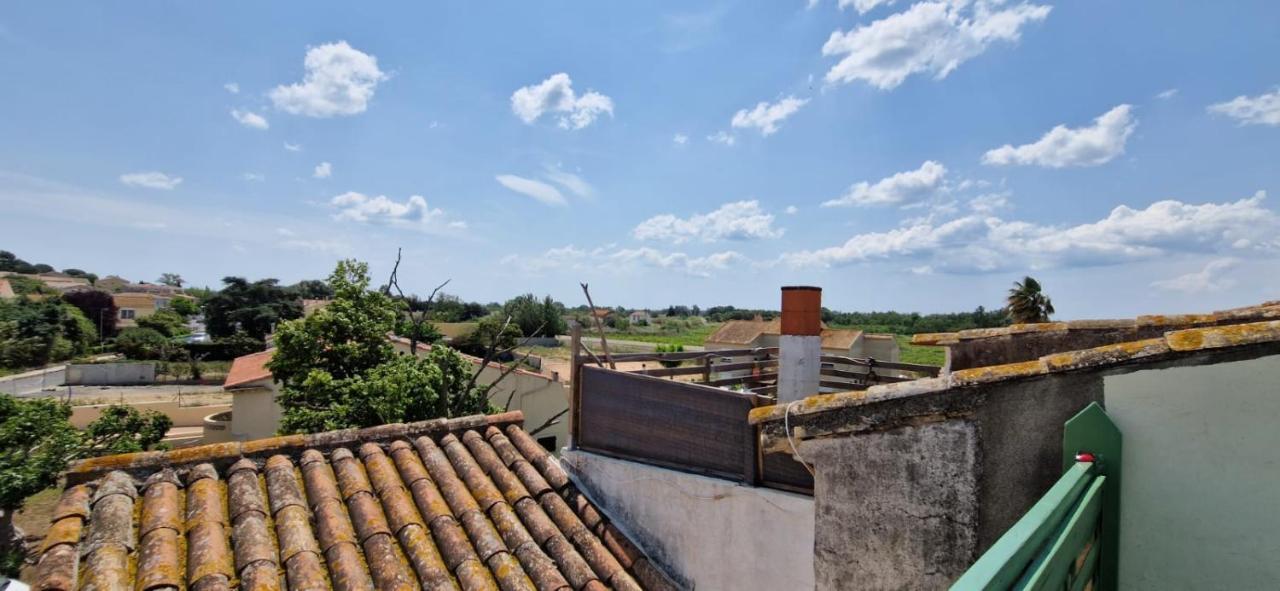 Maison Portiragnes Pres De La Mer Et Du Canal Du Midi Bagian luar foto